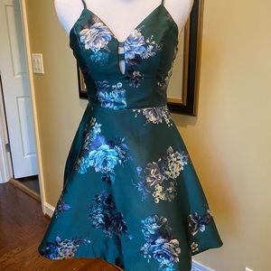 Xtraordinary Spaghetti Strap Bar-Neck Dress